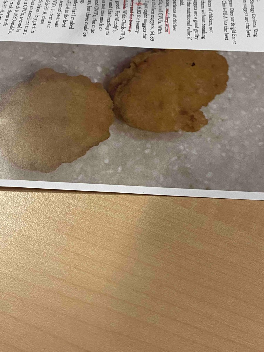 In this newest issue of Viewfinder we want to know what are your thoughts on chicken nuggets? Post your thoughts in the comments below.