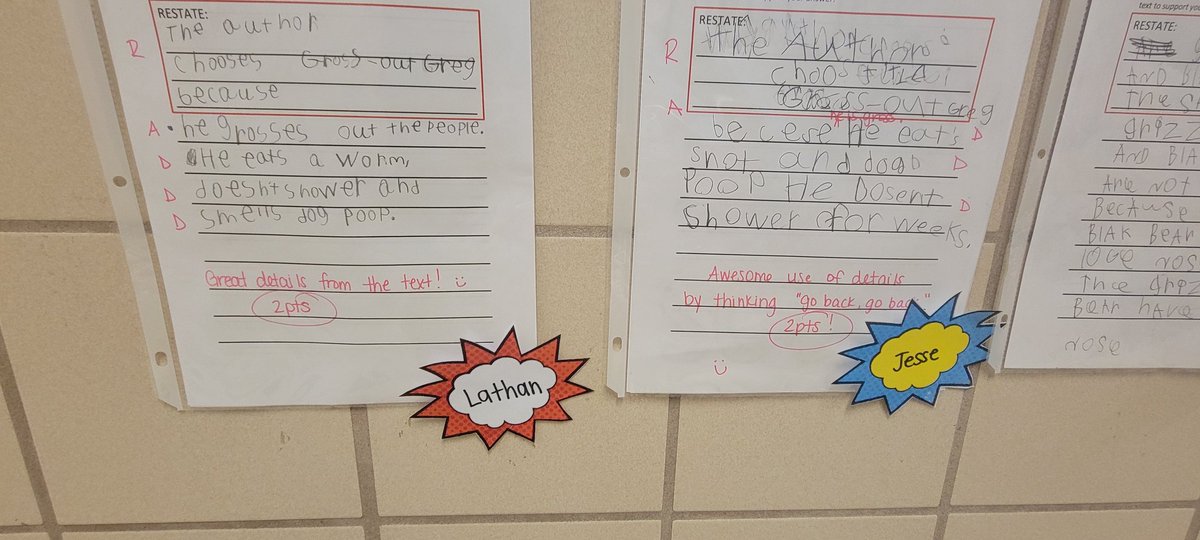 Everyone is getting an opportunity to get and receive feedback <a href="/RCSDsch45/">Mary McLeod Bethune</a> Teachers and students provide feedback so students can grow as writers #EveryoneHasSuperPower <a href="/rm515151/">Rhonda Morien</a>