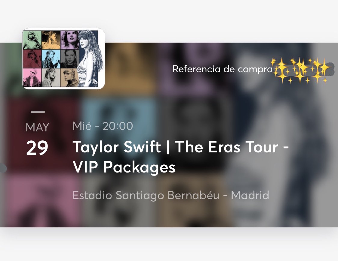 AlejaRC_'s tweet photo. No me lo creo que voy a ver a #TaylorSwift en Madrid 🥹🤧🥹 logré pillar entrada después de que Ticketmaster no dejara de fallar. VOY A #TheErasTour #TSTheErasTourMadrid 🩷🩷🩷🩷 https://t.co/O2gCiRf8a3