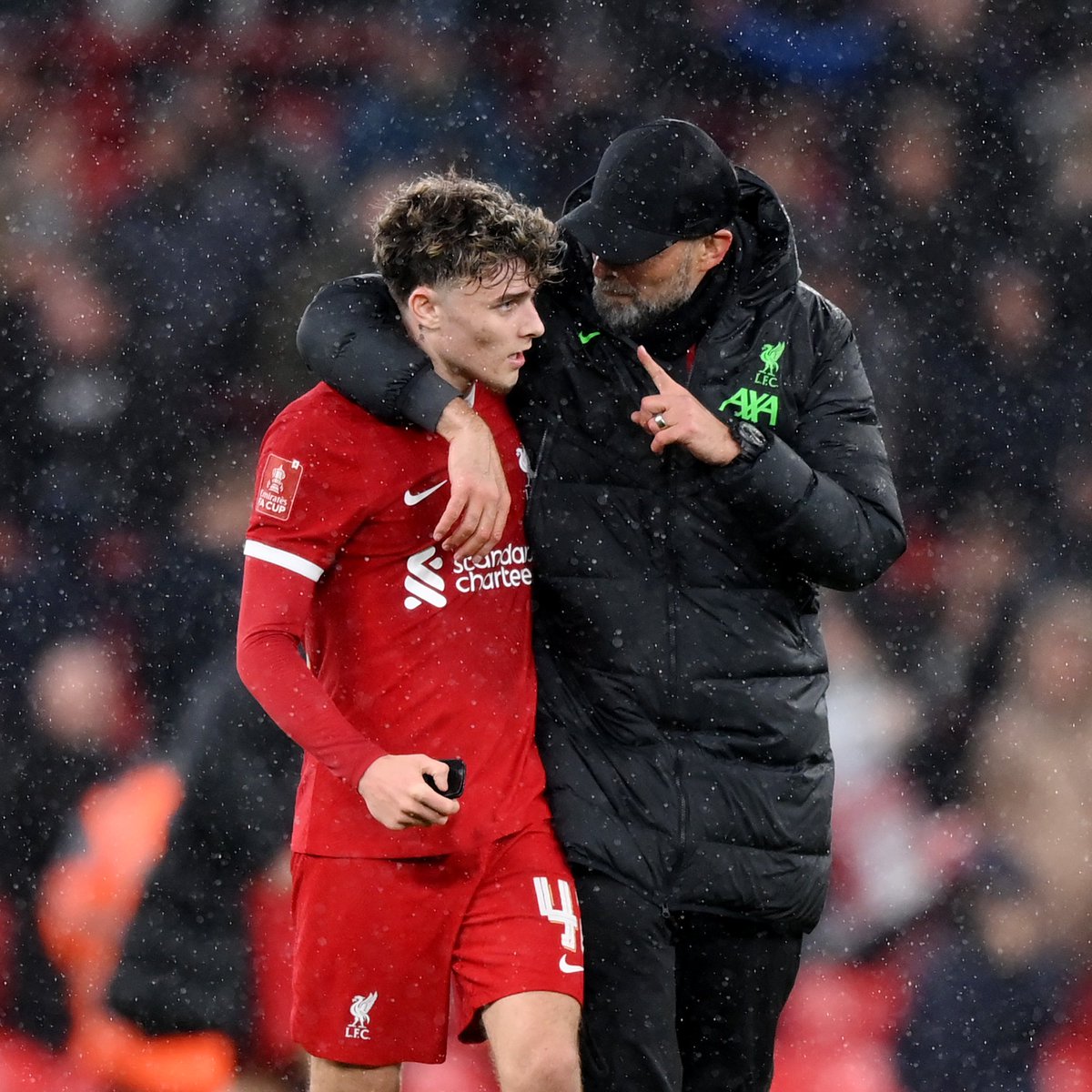 Bobby Clark's numbers for @LFC against Southampton ✨ Minutes played - 90 Assists - 1 Accurate passes - 42/46 (91%) Chances created - 3