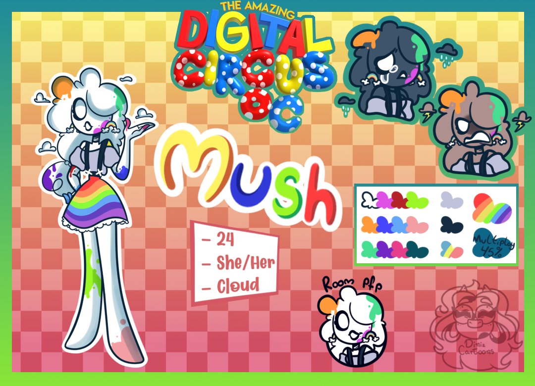 DinizCartoons's tweet image. Mush ☁️🎨

#DigitalCircus #DigitalCircusOC