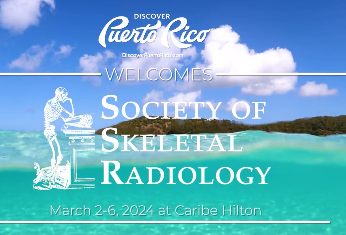 The Society of Skeletal Radiology 2024 Annual Meeting is just DAYS away, from March 2-6, 2024. We hope to catch all of you in beautiful #PuertoRico! #SSR2024 is sure to be a great one! More information: skeletalrad.org/ssr-2024-annua…