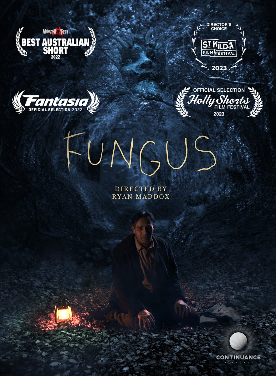 CONTINUANCE PICTURES (@continuancepics) on Twitter photo FUNGUS with impressive festival runs in the last 12 months! 🍄👀
- Best Australian Short at Monster Film Fest
- Official selection <a href="/FantasiaFest/">Fantasia International Film Festival</a>
- Official selection <a href="/HollyShorts/">HollyShorts (HSFF)</a>
- Director’s Choice <a href="/stkildafilmfest/">St Kilda Film Fest</a>
- Official section <a href="/FilmQuestFest/">FilmQuest</a> FUNGUS with impressive festival runs in the last 12 months! 🍄👀
- Best Australian Short at Monster Film Fest
- Official selection <a href="/FantasiaFest/">Fantasia International Film Festival</a>
- Official selection <a href="/HollyShorts/">HollyShorts (HSFF)</a>
- Director’s Choice <a href="/stkildafilmfest/">St Kilda Film Fest</a>
- Official section <a href="/FilmQuestFest/">FilmQuest</a>
