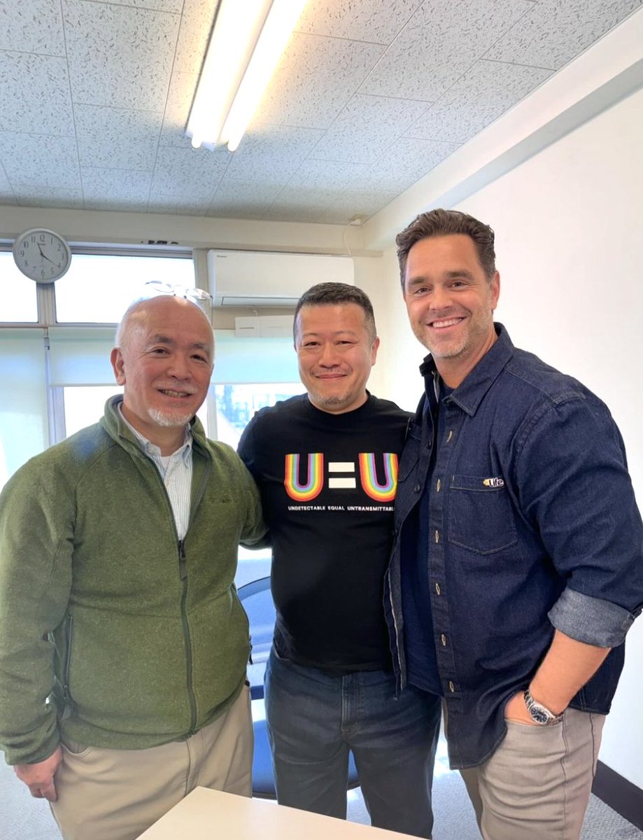 Our @karljschmid is in Tokyo, Japan, sharing his #HIV journey & the importance of #UEqualsU with our friends @placetokyo, who do a fantastic job educating people about HIV & supporting those living with HIV in 🇯🇵. Full interview coming soon. #SayZero #EndHIVStigma #StopHIVStigma