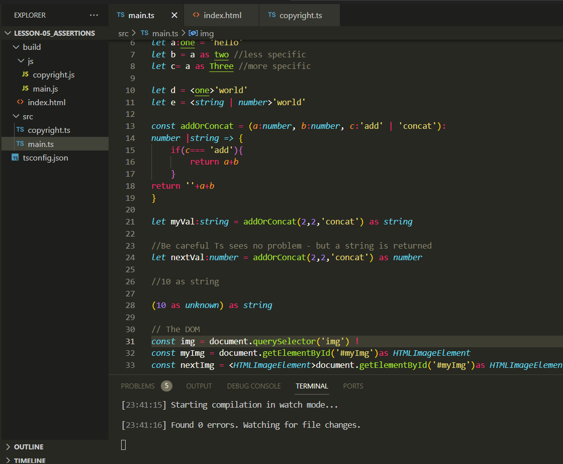 thejinsjoy's tweet image. Day 2: Today I learned about assertions in Typescript and started revising JavaScript topics.#100DaysOfCode #DocumentingMyCodingJourney