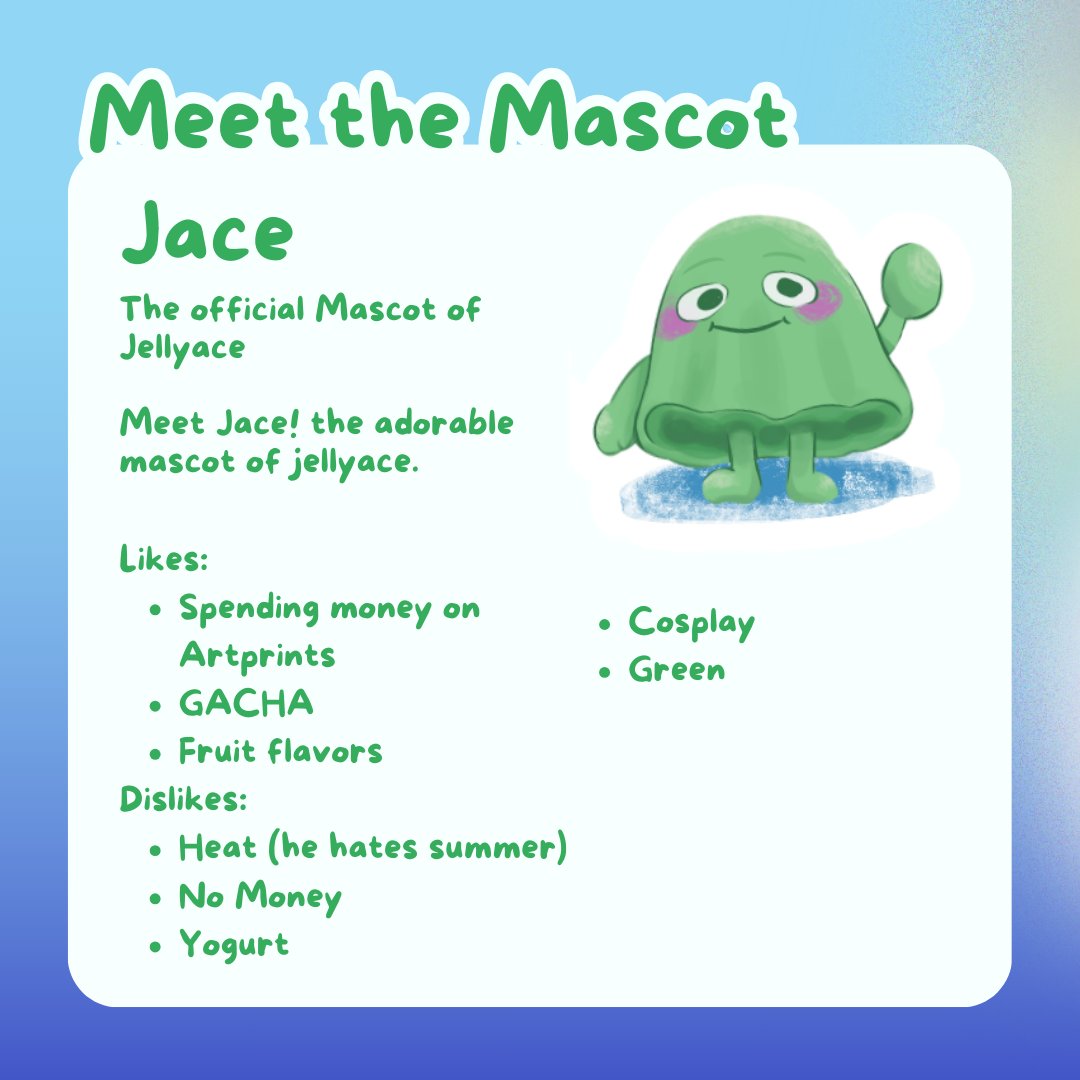 Jellyace_col's tweet photo. Hello!~💙
Have you met our mascot, Jace!~ https://t.co/jMF7SrjQZe