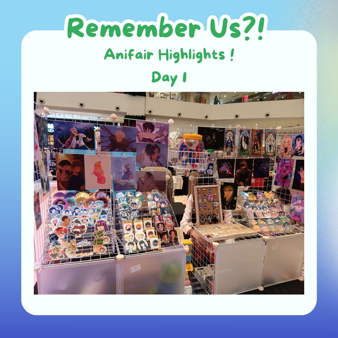 Jellyace_col's tweet photo. Hey Remember us!~💙
We were at Anime fair last January. Here are our booth highlights! ~ https://t.co/jXEzSphD6I