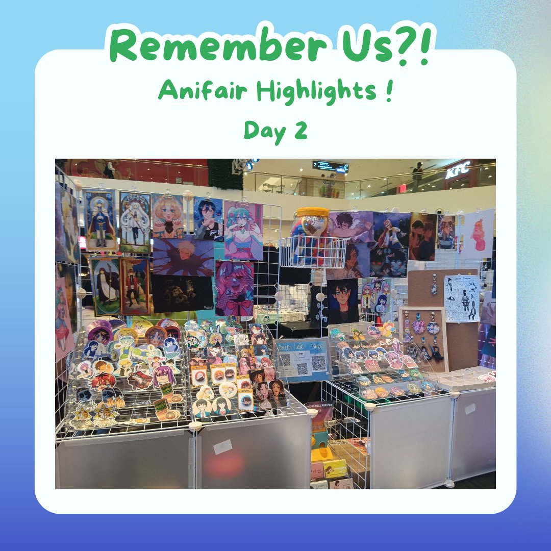 Jellyace_col's tweet photo. Hey Remember us!~💙
We were at Anime fair last January. Here are our booth highlights! ~ https://t.co/jXEzSphD6I