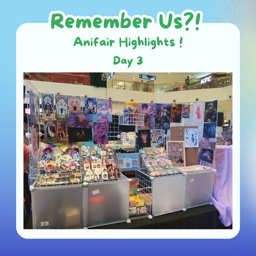 Jellyace_col's tweet photo. Hey Remember us!~💙
We were at Anime fair last January. Here are our booth highlights! ~ https://t.co/jXEzSphD6I