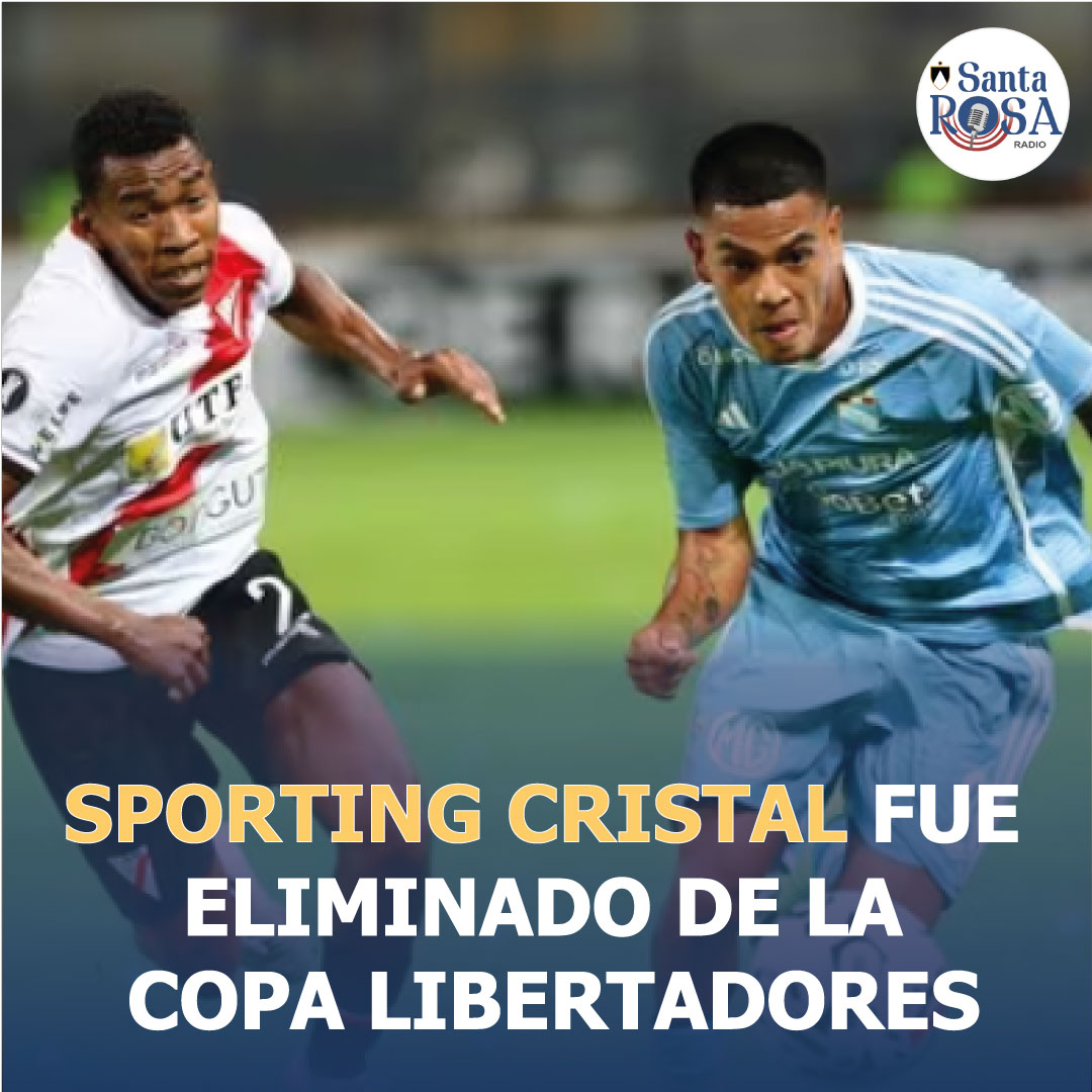 #ATENCIÓN|| 🔴Sporting Cristal fue eliminado de la Copa Libertadores 📌Para más información sigue este enlace: radiosantarosa.com.pe/sporting-crist…