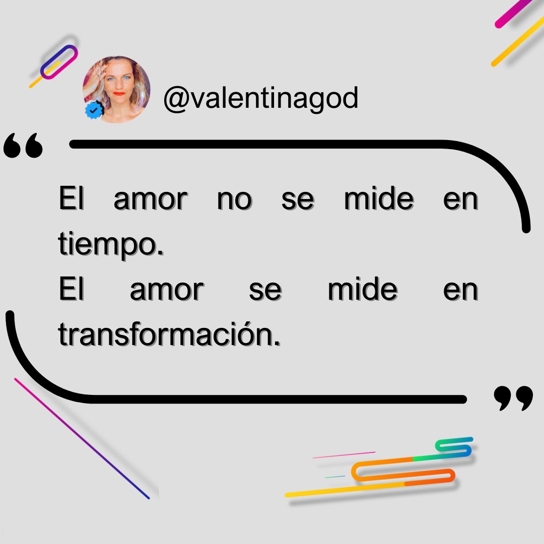 Siempre suma más quién te transforma.
#valenysofi