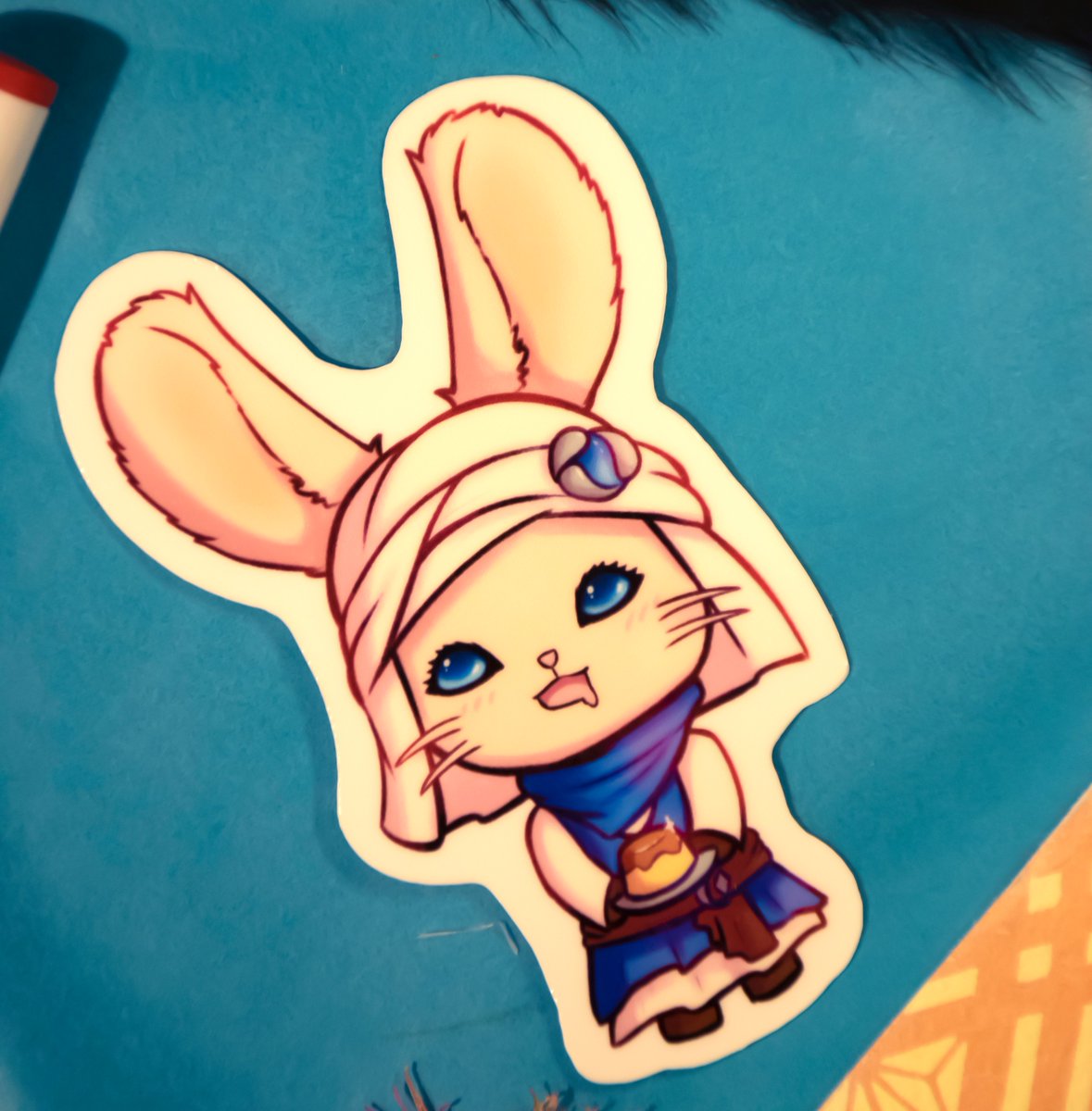 Liokora's tweet photo. Sticker of the day: Puddingway! 🍮✨

Best name ever. :]

#Stickers #Pudding #FFXIV #FF14 #Puddingway https://t.co/CcMEntsAKm