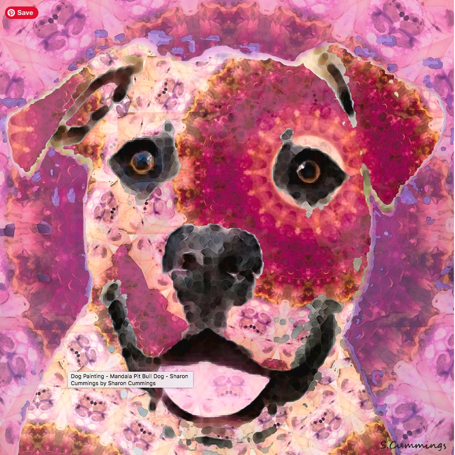 Woof! Mandala Pit Bull HERE: fineartamerica.com/featured/manda… #pink #dog #dogs #dogmom #dogdad #doglover #doglovers #pitbullish #pitbull #pitty #dogsarefamily #buyINTOART #FillThatEmptyWall