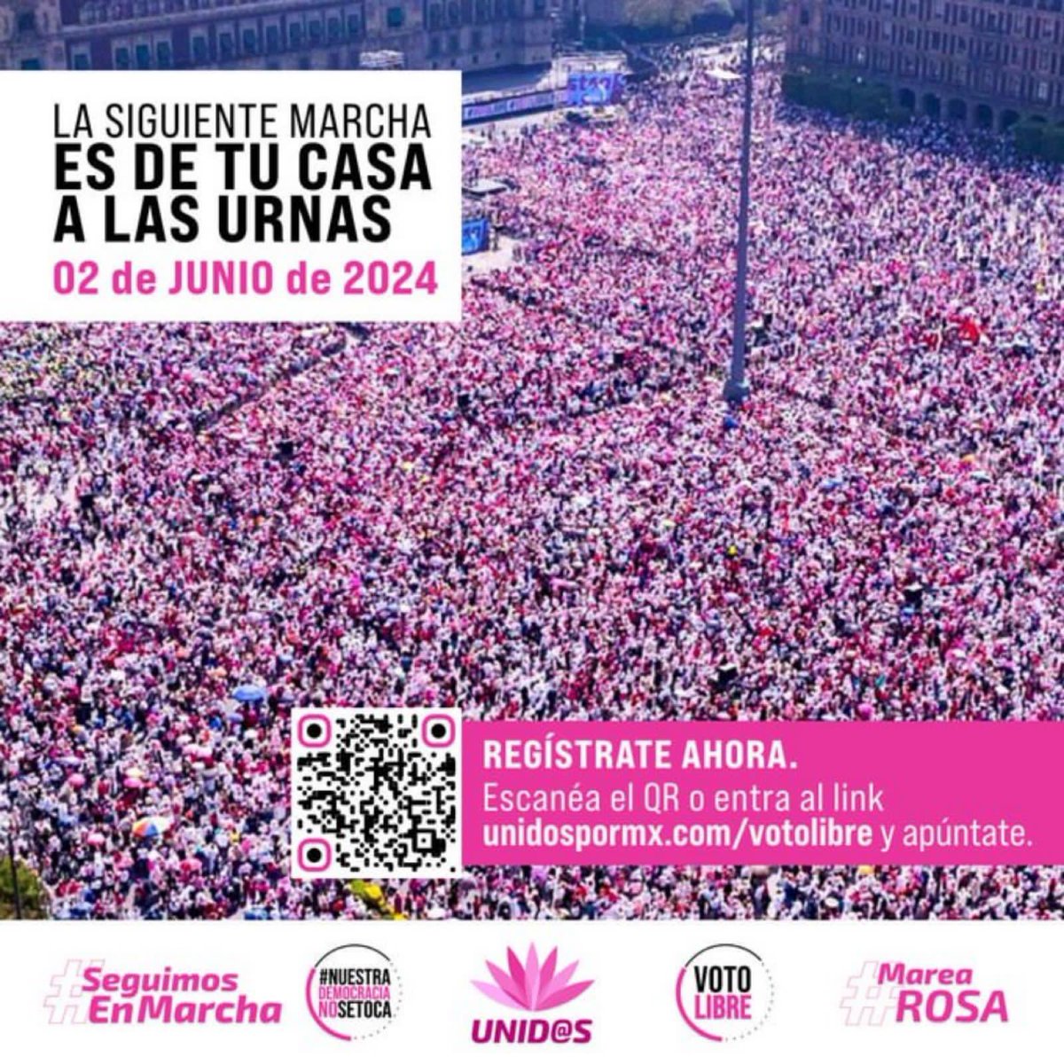 saliendoalaluz's tweet image. LA SIGUIENTE MARCHA SERÁ DE TU CASA A LAS URNAS. @XochitlGalvez  #XochitGalvezPresidenta2024  #SantiagotaboadaCDMX
