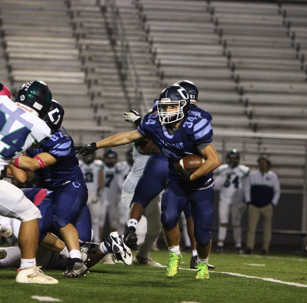 Please join us next Tuesday at 3:30, in the North Cafeteria at Centennial, to honor these four seniors as they sign to play college football! #C3Family #ChargerCountry #IfItAintBlueItAintTrue #NextLevel

*Thanks to <a href="/mirrorball_sos/">Ry ✌🏻</a> and RylanElizabeth Photography for the photos!