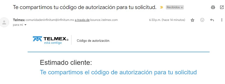el_soria7's tweet photo. @TELMEXSoluciona me llego este correo del cual dudo su procedencia legitima ya que no realice ninguna solicitud. Me podrian apoyar, no clickee ningun enlace, y por seguirad cambie contraseña. https://t.co/G6uG9KJ0IQ
