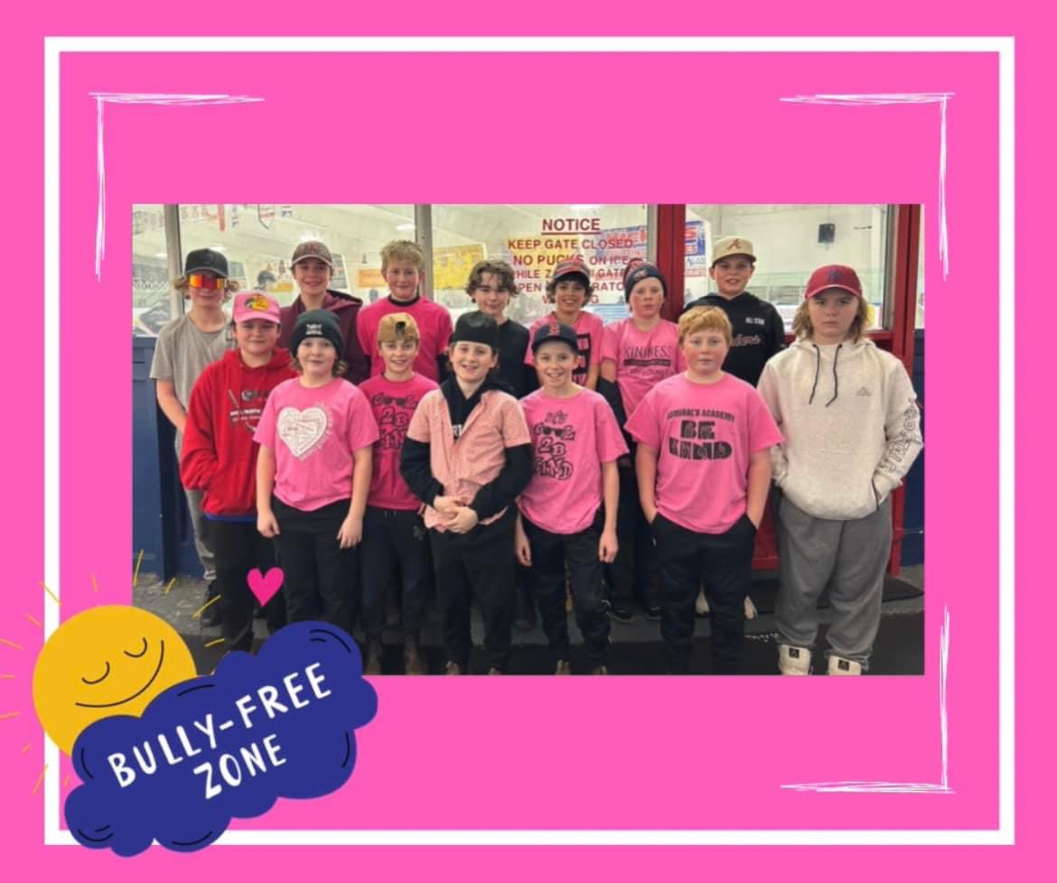 Great practice tonight! Our players wearing pink to stand together against bullying! 💗 
#PinkShirtDay2024 #renegadesproud