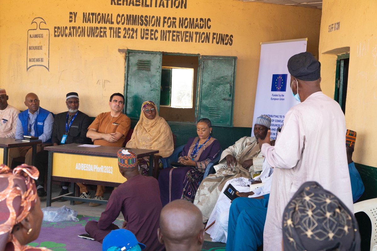 alee_yu's tweet photo. #COMITAS project funded by 🇪🇺 @EU_FPI hosted @rubenalba of @EUinNigeria to Yola & had a field visit to Mayobelwa LGA 🇳🇬 together with HE Amb M Abbas from #ONSA and had discussions with farmers, herders, traditional leaders and implementing partners. The feedback https://t.co/D60uOeRVqf
