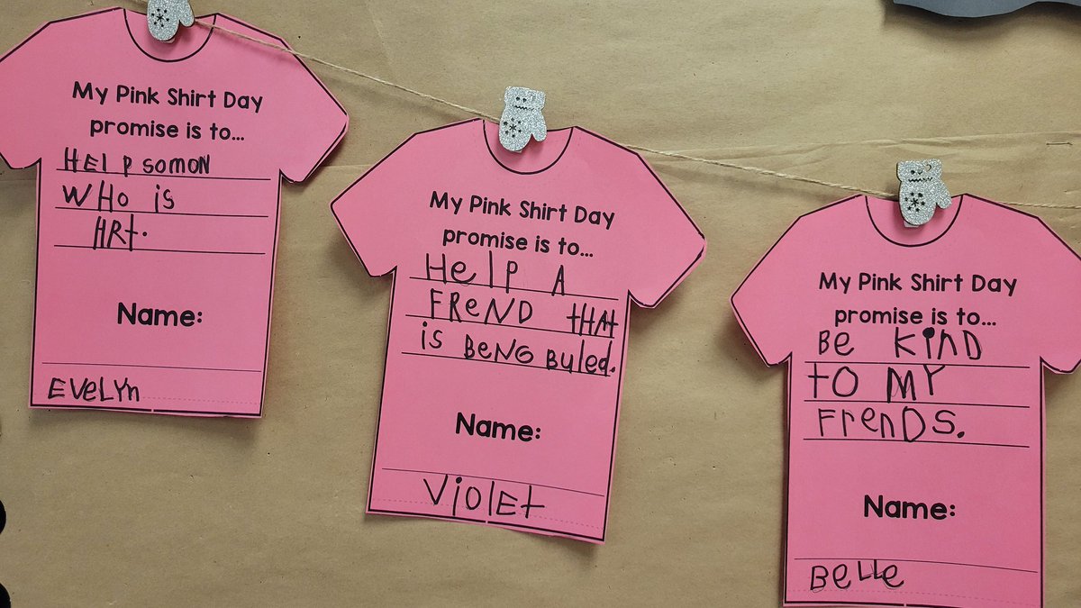 granchellid's tweet photo. Every day is an opportunity to stand up to bullying. #pinkshirtday recognizes that everyone deserves love, compassion, and empathy. We are all in this together. Kindness and love wins over everything 🩷 @StStephenCES @YCDSB https://t.co/iYm8glAkXZ