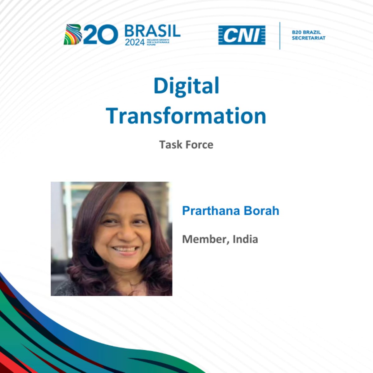 Super glad to be the #India voice for #DigitalTransformation at #B20Brasil #B20Brazil