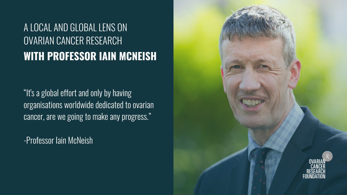 This #OvarianCancerAwarenessMonth, OCRF's International Scientific Advisory Committee (ISAC) member, Professor Iain McNeish weighs in on the local and global ovarian cancer research sector. Read the full article: bit.ly/3wzXgm3
