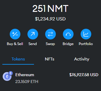 Brduran's tweet photo. $NMT bridge https://t.co/wfo1KpYuyu https://t.co/tiY8RKg4nm