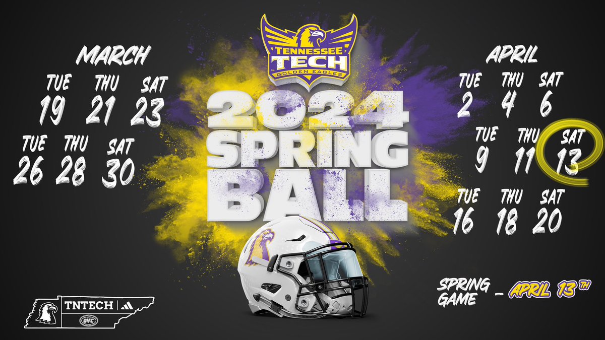Our Spring Ball schedule is set‼️

#AimHigh | #WingsUp