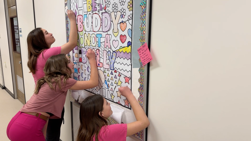 Westwood Elementary leads the annual Pink Shirt event to take a stand against bullying dlvr.it/T3P2Zc