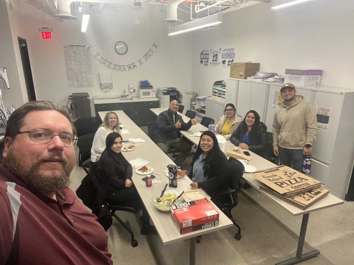 chs_condors's tweet photo. ๐๐ Yesterday, we celebrated our Guidance Tech, Tania Tolteca's birthday at the Condor HS office! ๐ As a key player in our intake/onboarding process, Tania shines brightly. Here's to her continued success & a future as a guidance counselor! #CondorsSoar ๐๐ https://t.co/5TWBv2UIVW