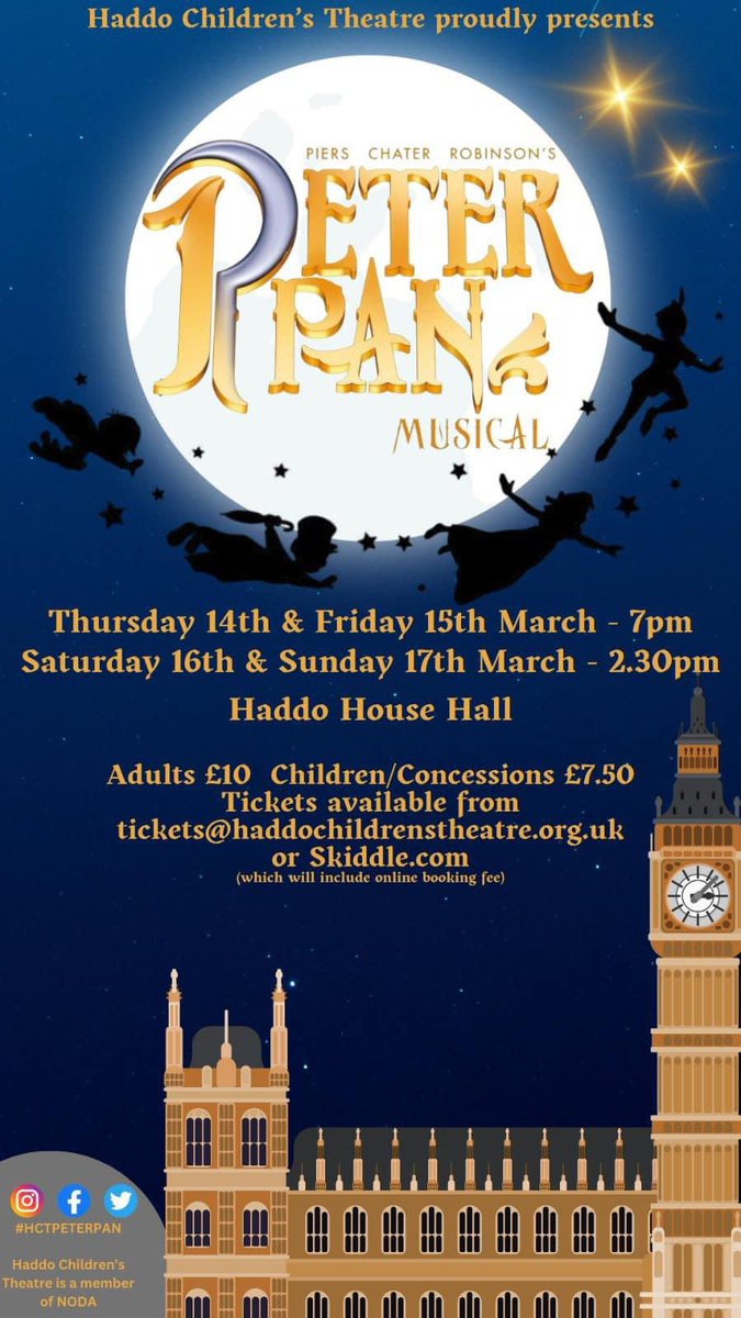 scomack09's tweet photo. Should be a fantastic set of shows from the kids!!  #haddochildrenstheatre 🎭 #haddohouse https://t.co/ZR6MNswIRA