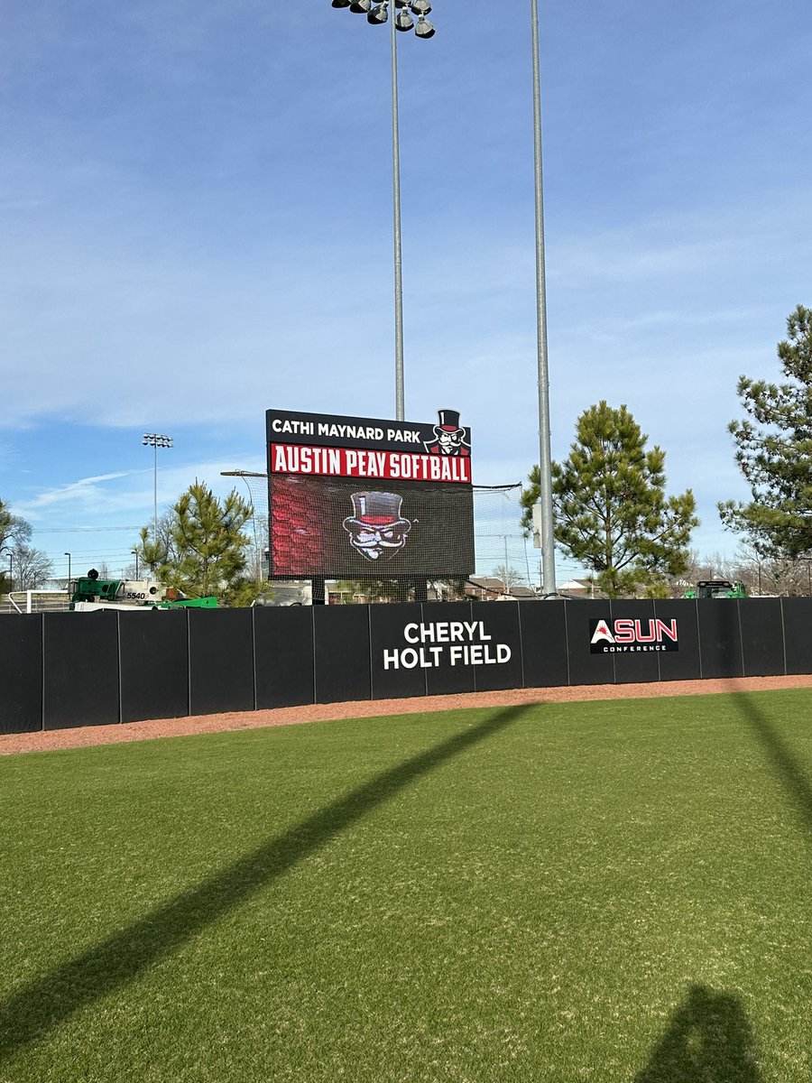 What I would do to show Mrs. Cathi our new video board… #grateful