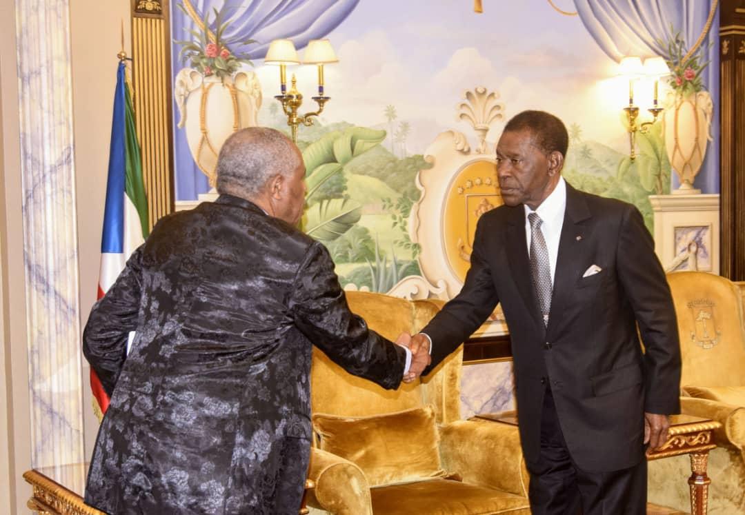 El nuevo presidente de la CEMAC Baltazar Engonga Edjo, me ha presentado un informe sobre  las actividades realisadas en la #comunidad, desde que tomó posición de su responsabilidad. Me gusta saber que todo está yendo bien.