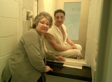 This could be the last photo of Ivan Cantu and his mother Sylvia. It was taken this morning, during a two-hour visit. Cantu is scheduled to be executed today at 6 PM, but remains hopeful that @GovAbbott will grant him a 30-day reprieve.