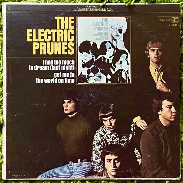 vinylnavigator's tweet photo. The Electric Prunes (1967)

The Electric Prunes' eponymous debut album reached a peak position of #113 on the Billboard 200 and showcased two top 40 hits. Among them was the psychedelic treasure "I Had Too Much To Dream (Last Night)," which ascended to #11 on the Hot 100 chart. https://t.co/WLqT243ubf