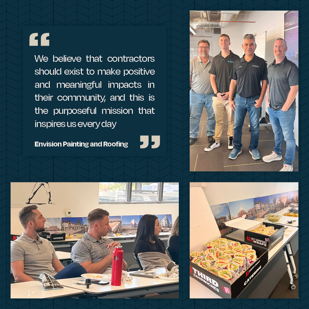 Today Envision Painting &amp; Roofing visited ABI Multifamily for our first ‘Lunch and Learn’ session of the year! We are so grateful for the insightful presentation and the opportunity to connect.. Here’s to continuous learning and growth!
#Success #Lunch #Roofing #Painting #AZ #CRE