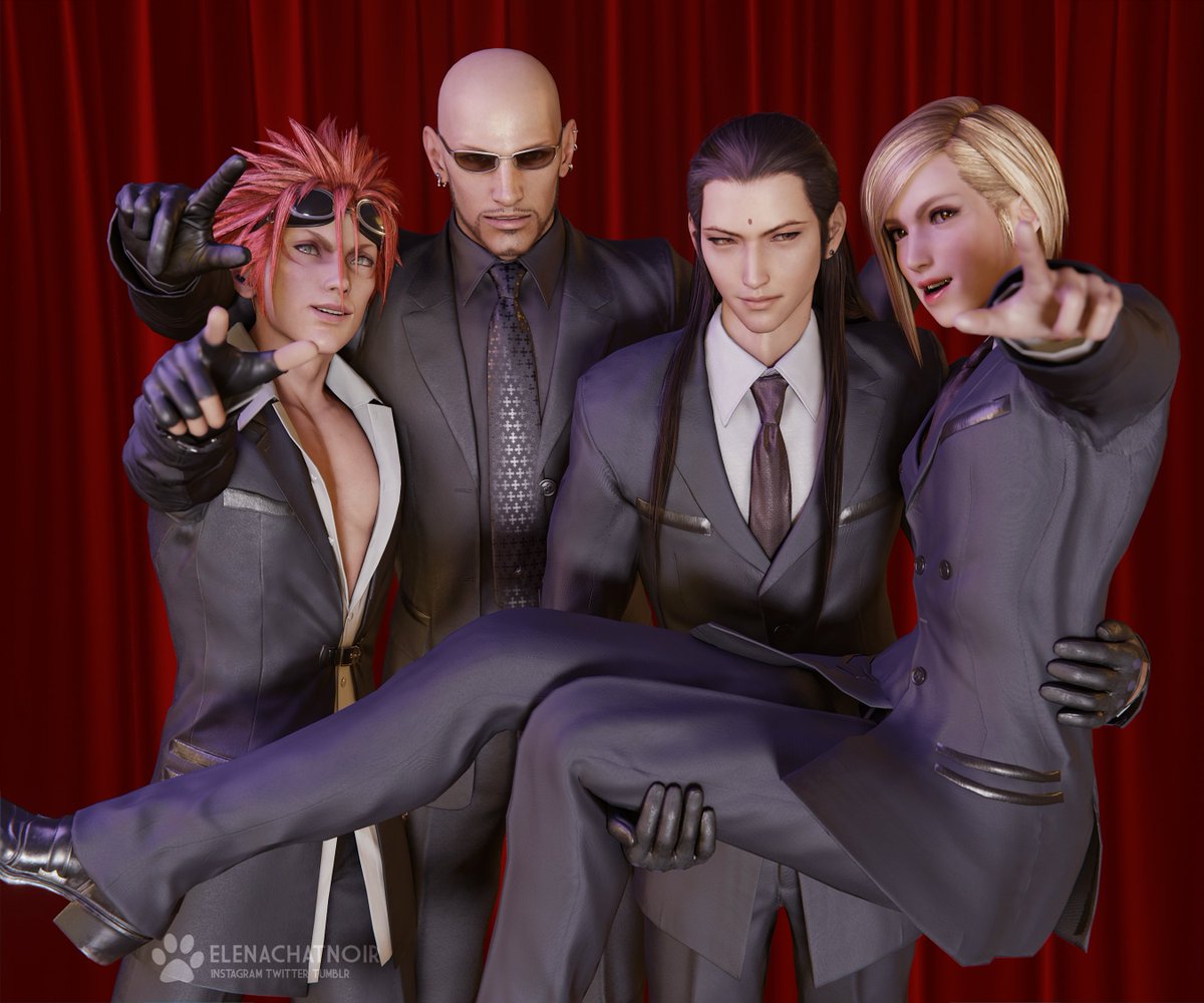 ElenaChatNoir's tweet image. Just a few hours before Turks are officially back, to kick us but I hope also to give us some Turks-style silliness moment😛
#FF7 #FF7R #FF7Rebirth