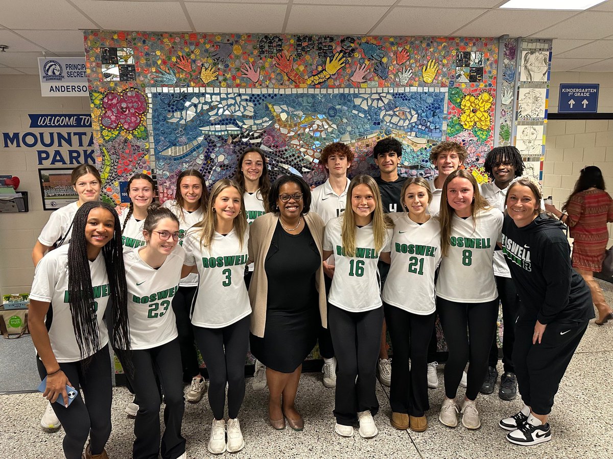 Michelle Leatherman (@teach_ml) on Twitter photo Two of my favorite <a href="/RoswellHighSch/">Roswell High School</a> Varsity soccer players spent the morning greeting students and reading to classes <a href="/MPE_Mustangs/">Mountain Park ES</a> with their teammates. Great way to give back to their <a href="/FultonCoSchools/">FultonCountySchools</a> community! <a href="/MPE_Principal22/">Ayo Richardson</a>, Thanks for welcoming them! <a href="/boys_soccer_RHS/">rhsboyssoccer</a> ⚽️ Two of my favorite <a href="/RoswellHighSch/">Roswell High School</a> Varsity soccer players spent the morning greeting students and reading to classes <a href="/MPE_Mustangs/">Mountain Park ES</a> with their teammates. Great way to give back to their <a href="/FultonCoSchools/">FultonCountySchools</a> community! <a href="/MPE_Principal22/">Ayo Richardson</a>, Thanks for welcoming them! <a href="/boys_soccer_RHS/">rhsboyssoccer</a> ⚽️