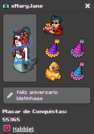 maryjanehbt's tweet image. eu aqui na festa a fantasia do @MeuHabblet #Habblet15Anos  
nick: xmaryjane