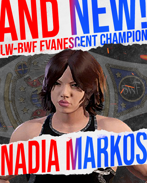 Limitless_LW's tweet photo. At #BrokenResolutions, legacy talent faced off for the most unpredictable title in Limitless Wrestling, but when the dust settled, all that remained was a brand new Champion.

Congratulations to the NEW LW-BWF Evanescent Champion... @NadHeeHee4!!! https://t.co/JmyFDW9nKR