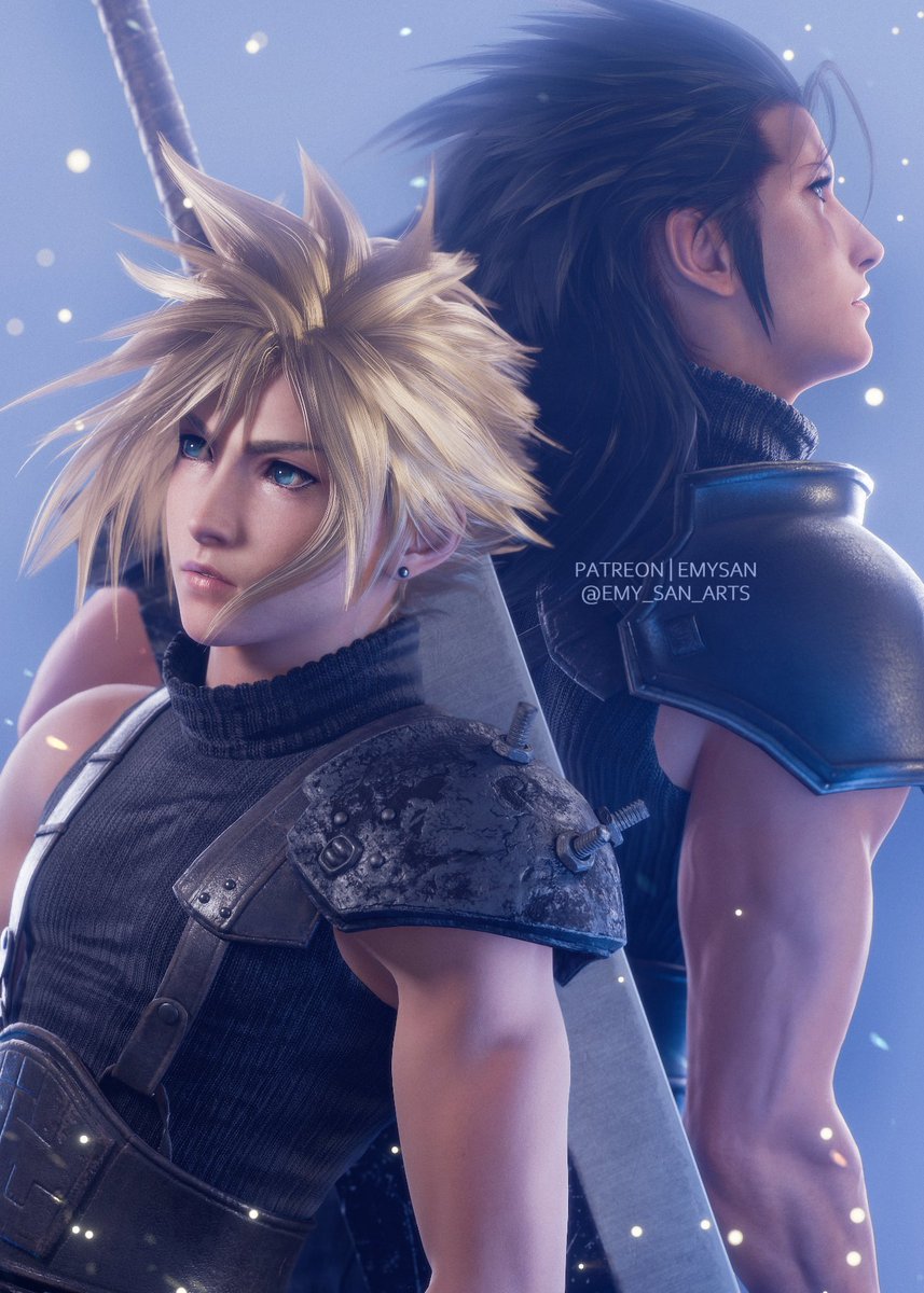 クラウド・ストライフ ,ザックス・フェア 「Parallels.#FF7R 」|ᴇᴍʏ