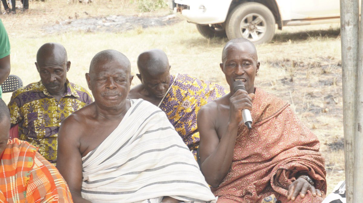 The traditional leaders of the 7 beneficiary communities in Asunafo South District Assembly express deep gratitude to partners for the newly commissioned water stations today. A significant step towards alleviating water scarcity and bringing relief to their communities. #Water