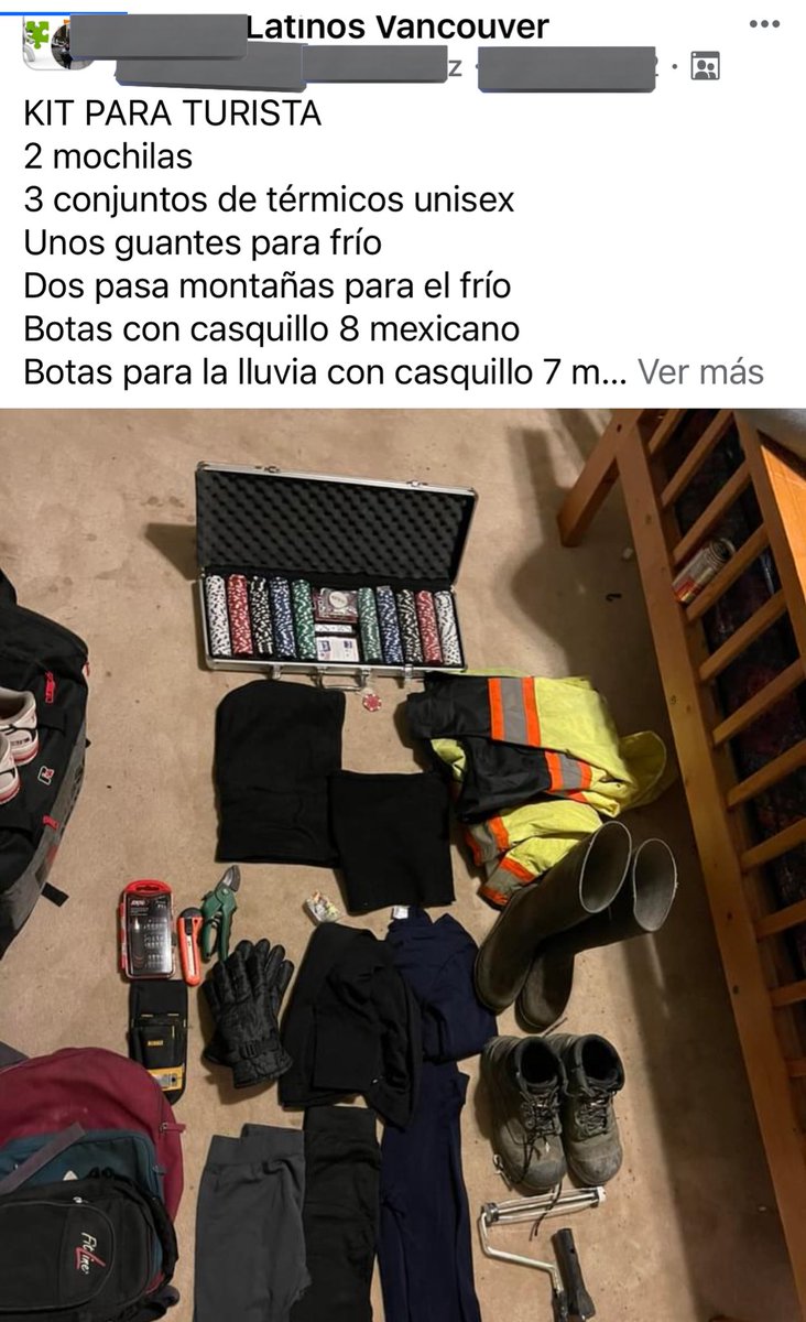 AnaIsabelZepeda's tweet photo. El número de mexicanos que viven y trabajan ilegalmente en Canadá va en aumento, incluso en grupos de redes sociales compran y venden lo que llaman “Kit de Turista”, que consiste básicamente en equipo para trabajar en construcción. https://t.co/hgRlrDL9cM