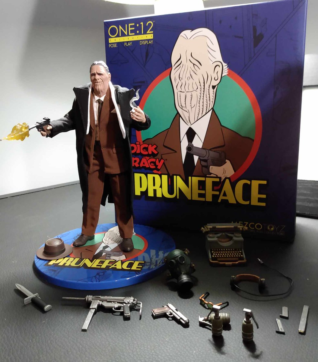 New coworker showed up today. I think we're going to have to go over the office smoking policy again... #dicktracy #pruneface #mezcotoyz