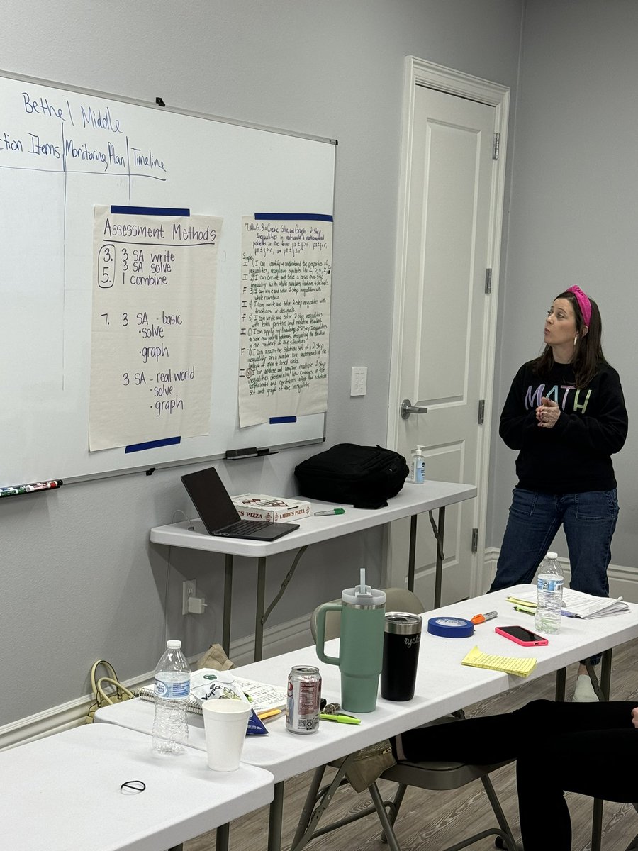 Matt21Treadway's tweet photo. I love @BryantSchools! Two days, two great middle schools focused on the right work! Clearly identifying a progression of learning targets so all students can achieve proficiency! Aim small, miss small.  @angiedischinger https://t.co/wElUVvbHf8