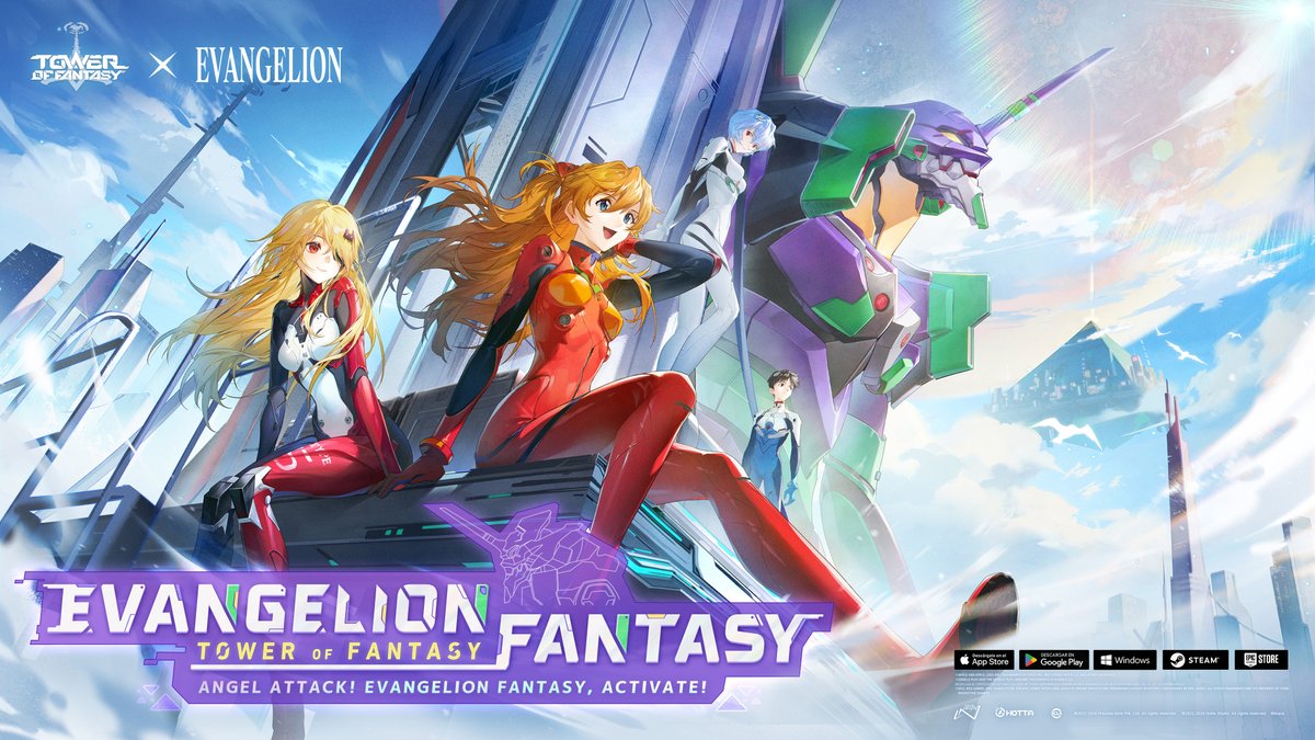 ToF_EN_Official's tweet photo. 📢#TowerofFantasy ⚔ #Evangelion Collab Project In Process 

▼Confirmed landing date: March 12 ⏰ 

Asuka will descend onto Aida with unexpected challenges.

🤝Embark together for this brand new adventure.  

Angel Attack! Evangelion Fantasy, Activate! https://t.co/PPSqKbaGQg