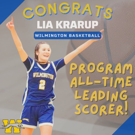 BobGreenburg's tweet photo. Congratulations Lia!! @liakrarup @WilmingtonGBB https://t.co/R3u0Hoplv6