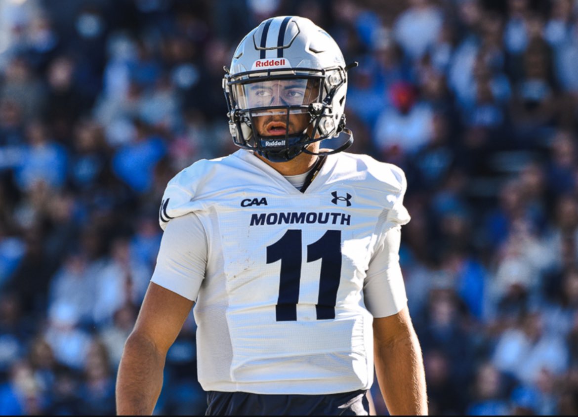 Thrilled to announce that after a fantastic conversation with Coach @JimRobertsonQB, I’m honored to receive my first Division 1 football scholarship offer from Monmouth University!!!#FlyHawks @MUHawksFB @PCFB_Paladins @Greg_Russo @LamarMcKnight_