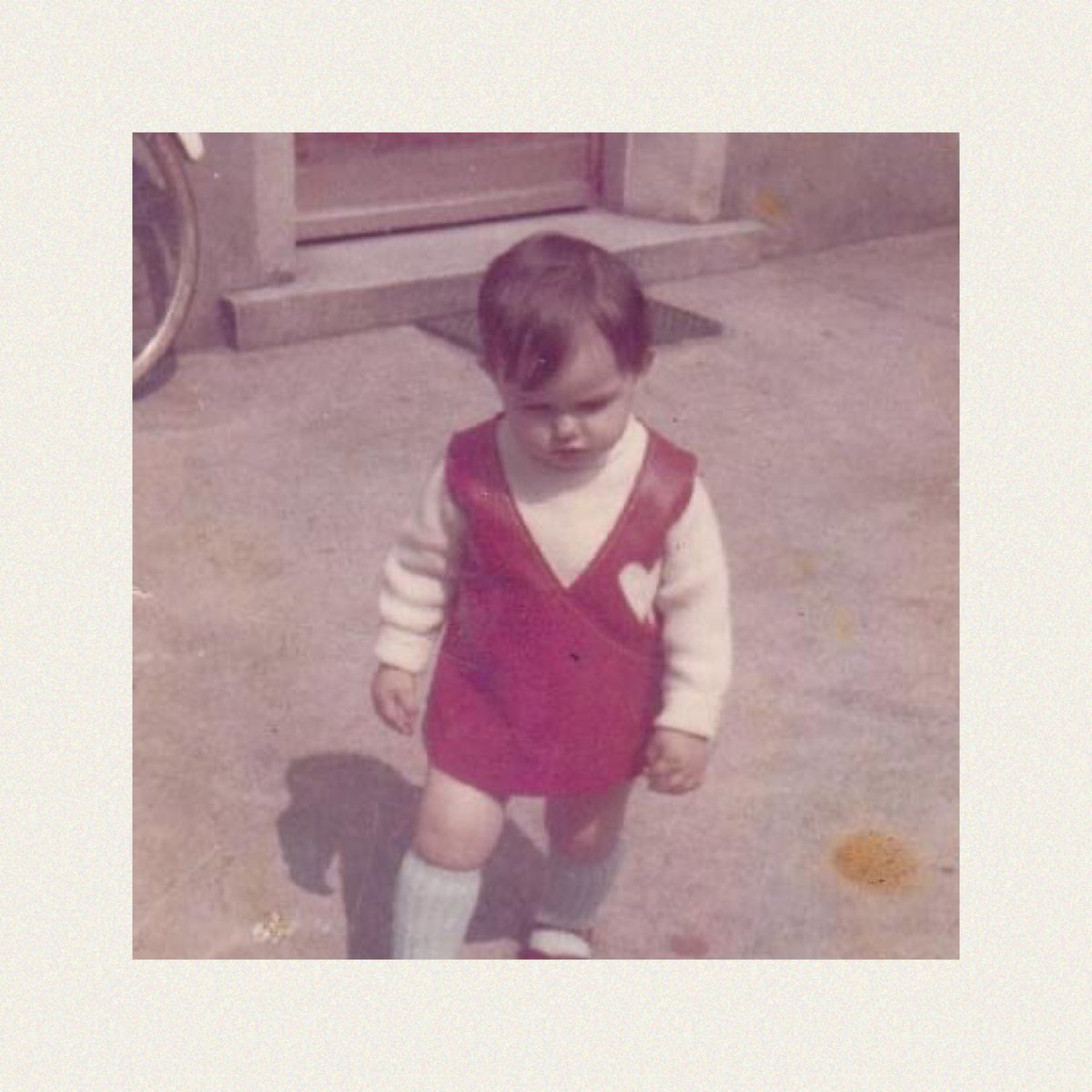 Mini me around 50 years ago. I mean, when did that happen? 😱🙈😂 It’s good to be back and 🥂with friends to being a year older. 🤗🎉🎶🌸🎂🎈💗