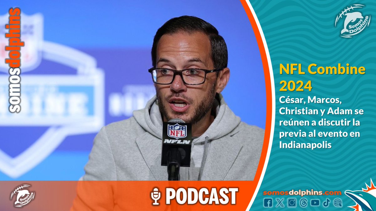 somosdolphins's tweet image. Pódcast | La previa al NFL Scouting Combine 2024.- somosdolphins.com/2024/02/28/pod…
#nfldraft #NFL #scoutingcombine