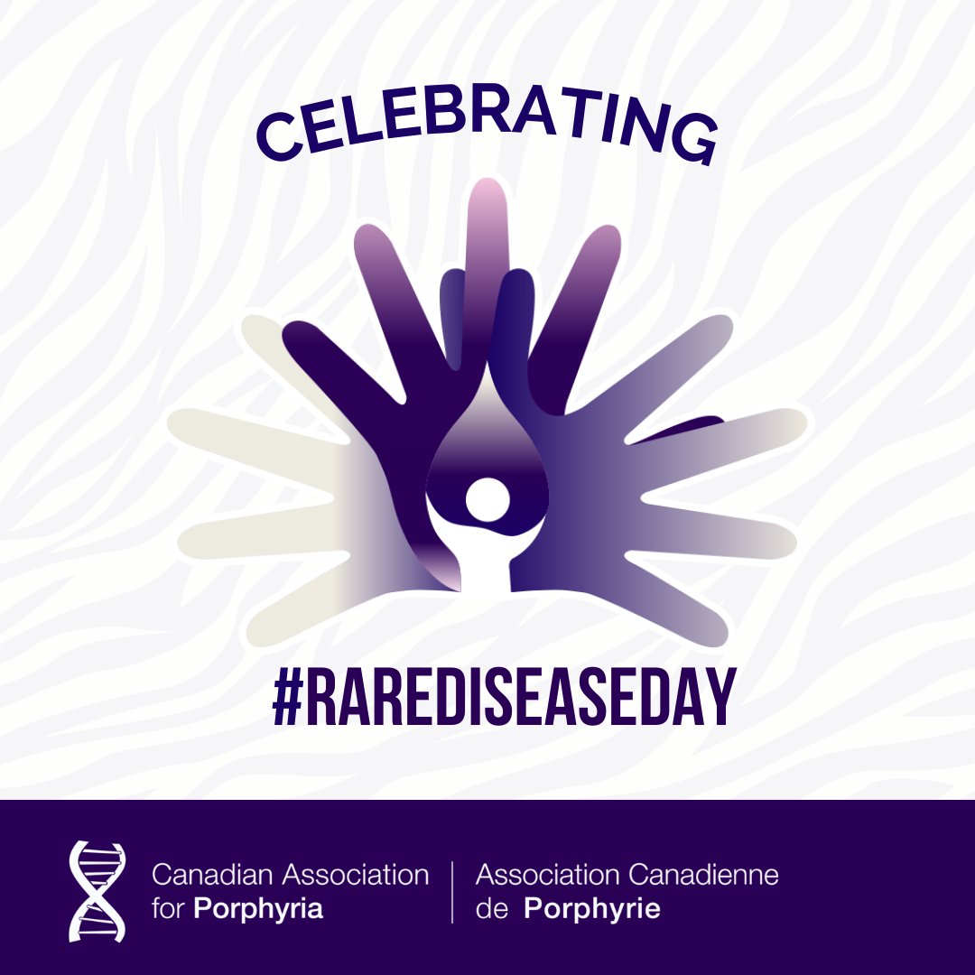 Porphyrias represent 8 of more than 6,000 rare diseases! While every disease is different, there are some things we have in common: ☑️Need for quicker diagnosis ☑️Access to specialist care ☑️Development, approval and access to new treatments #porphyria #RareDiseaseDay